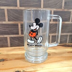 Walt Disney Mickey Mouse Glass Character Mug